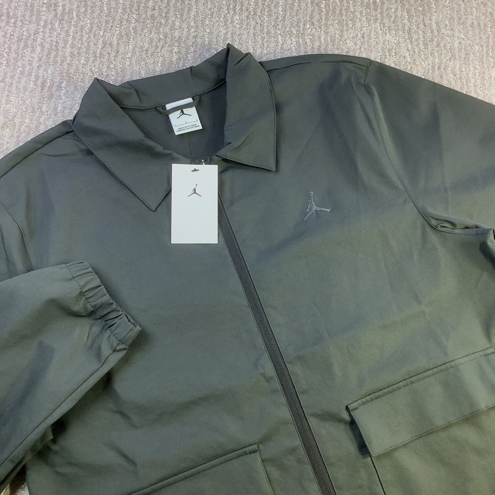 Jordan Golf Full Zip Lightweight Golf Jacket Grey Mens Size Large NWT